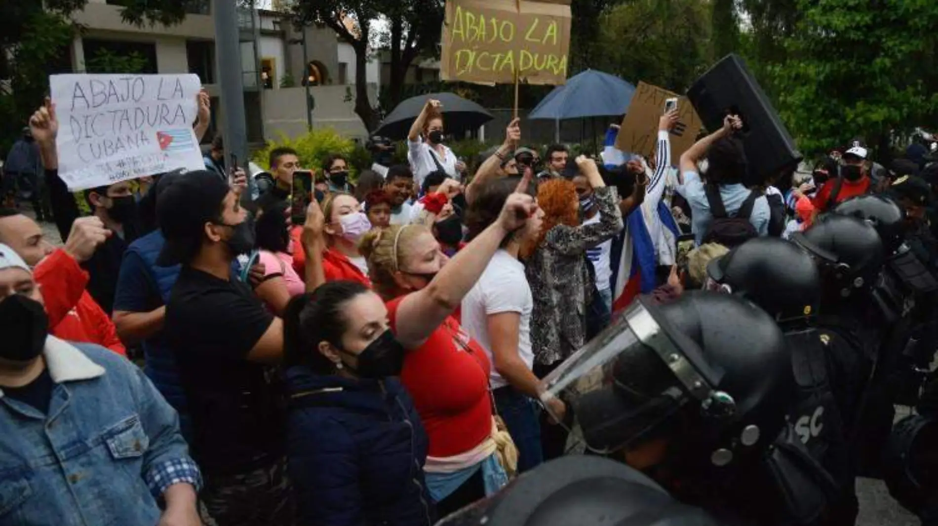 Cuba protestas 11 de Julio Embajada